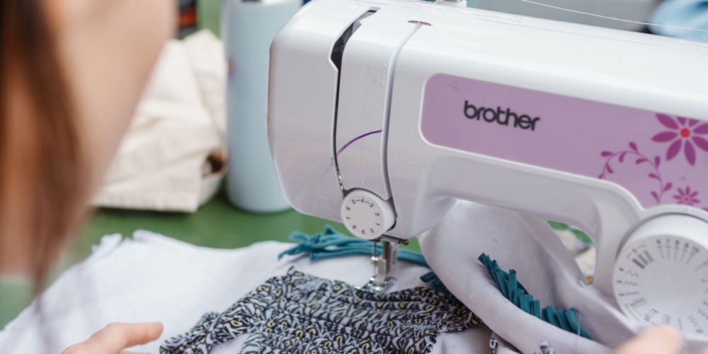 Mitmach-Station Picknick-Decke nähen